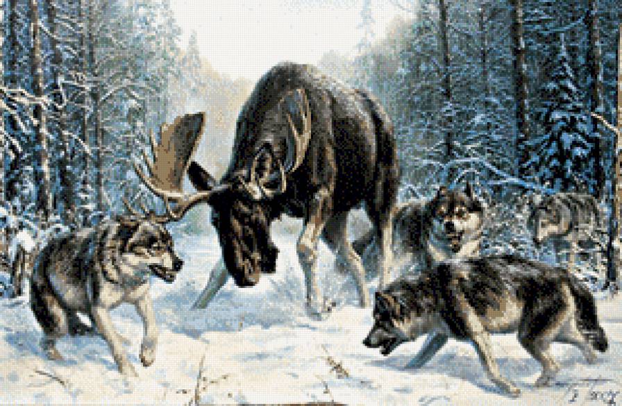 Охота - волки - предпросмотр