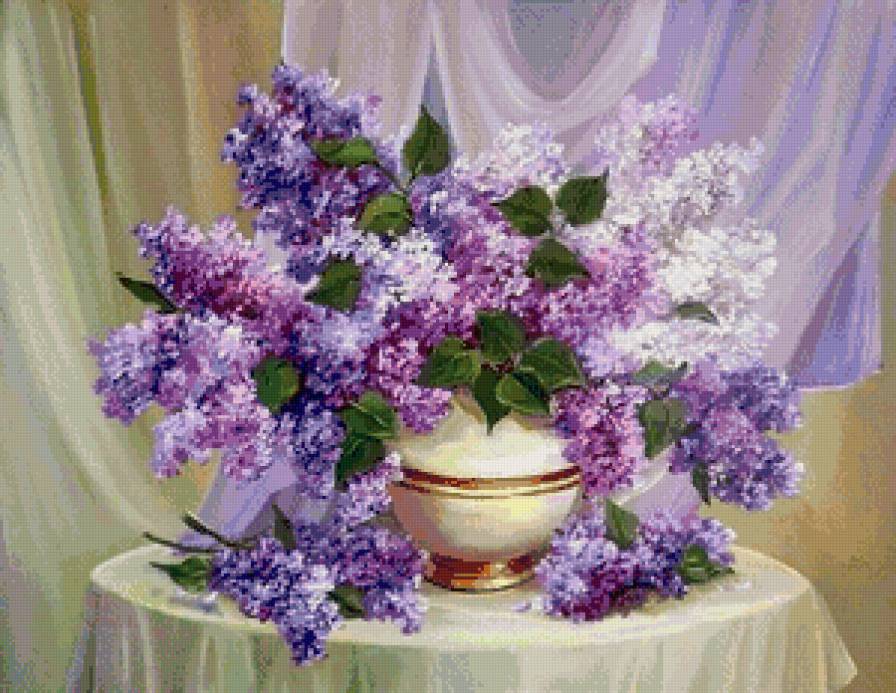 Букет сирени - букет сирени, цветы, сирень - предпросмотр