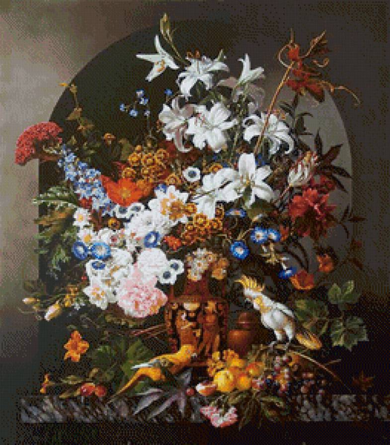 Букет цветов - цветы, букет - предпросмотр