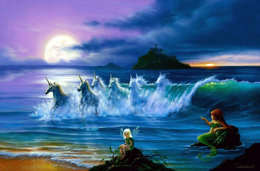 закат - животные - оригинал