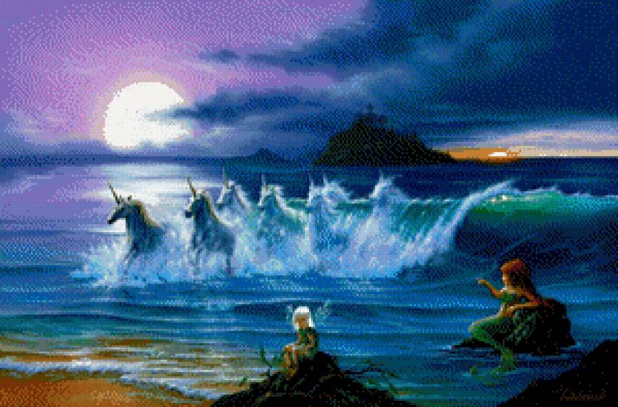 закат - животные - предпросмотр