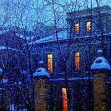 зимний вечер