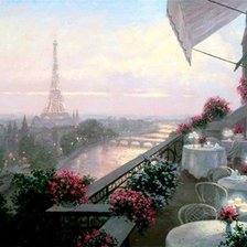 Схема вышивки «Париж»