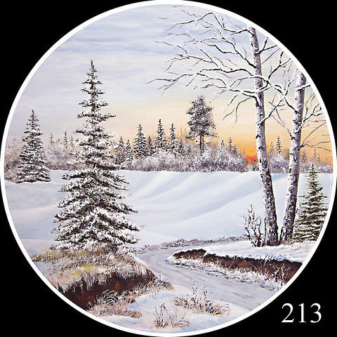 Зима - круг - оригинал