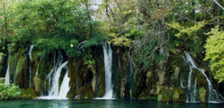 Водопад - природа - предпросмотр