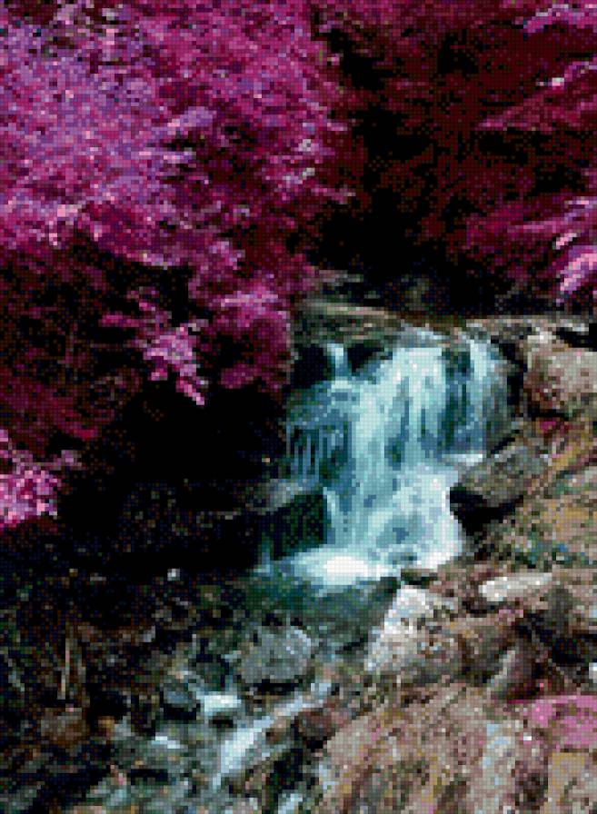 Водопад - пейзаж, водопад, вода - предпросмотр