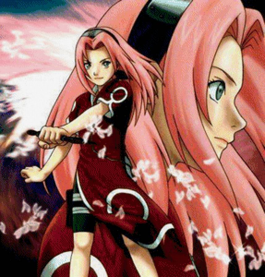 Сакура - наруто, аниме - предпросмотр