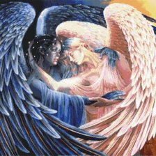 Схема вышивки «Anioły»