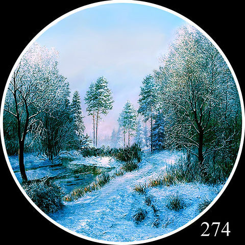 Зима - круг - оригинал