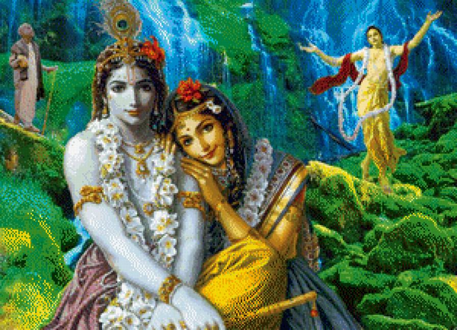 Радха и Кришна - радха, шрила прабхупада, кришна - предпросмотр
