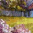 Предпросмотр схемы вышивки «цветущие абрикосы в деревне» (№817818)