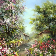 сады цветут