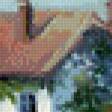 Предпросмотр схемы вышивки «деревенский домик» (№817863)