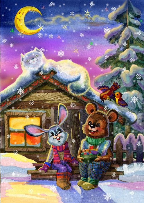 зимняя сказка - детская - оригинал