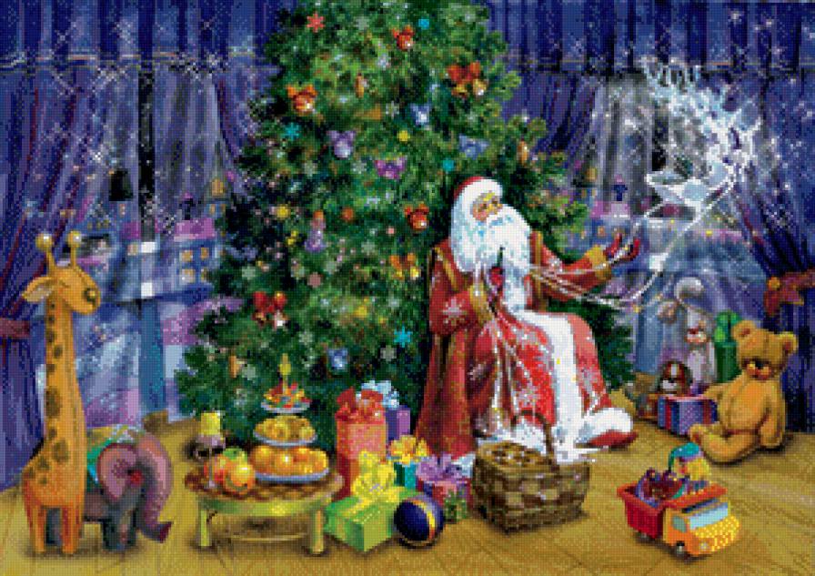 новогоднее волщебство - детская - предпросмотр