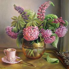 Схема вышивки «серия "букеты"»