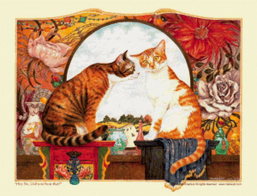 знакомство - коты, котики - предпросмотр