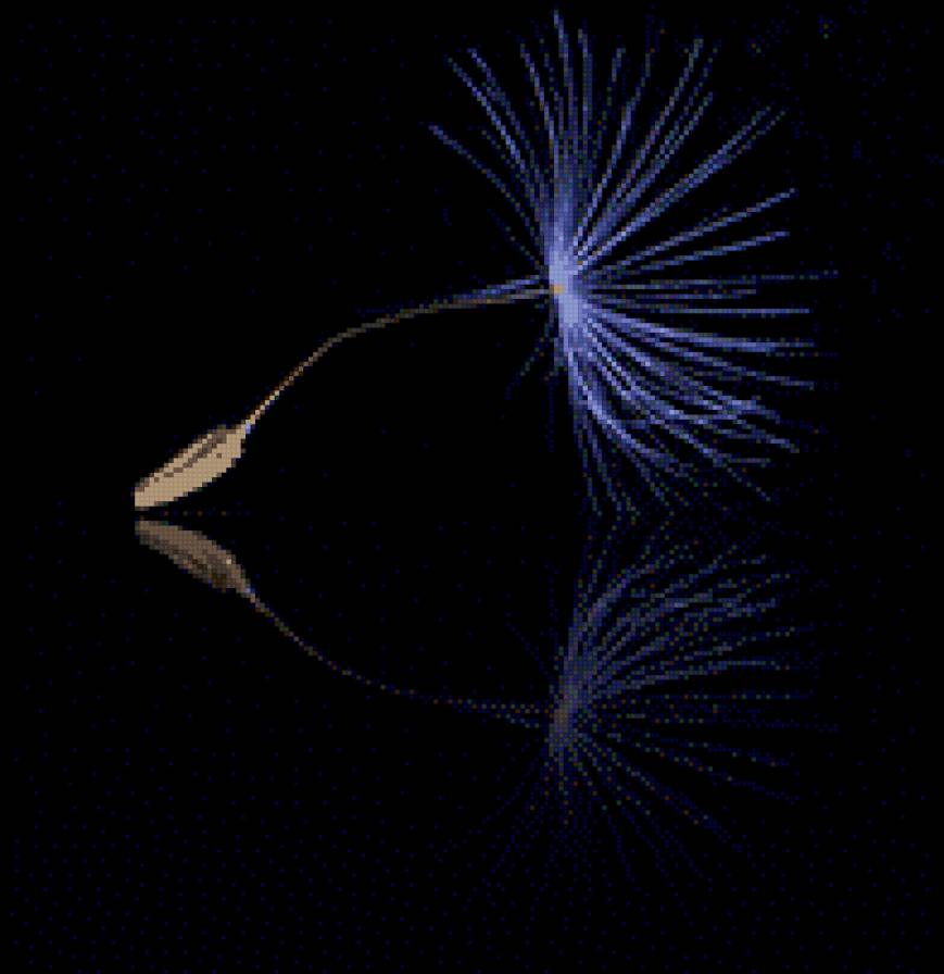 одуванчик 3 - триптих цветы - предпросмотр