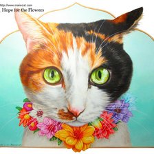 Схема вышивки «кошечка»