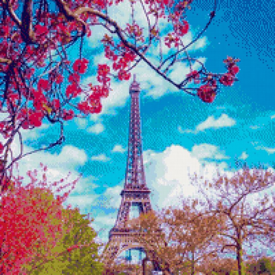 №819561 - эйфелева башня, города, париж, франция, столицы, пейзаж - предпросмотр