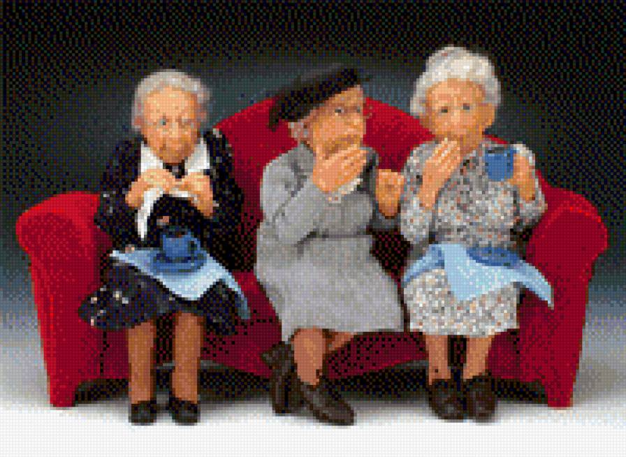 old ladies - gossip - предпросмотр