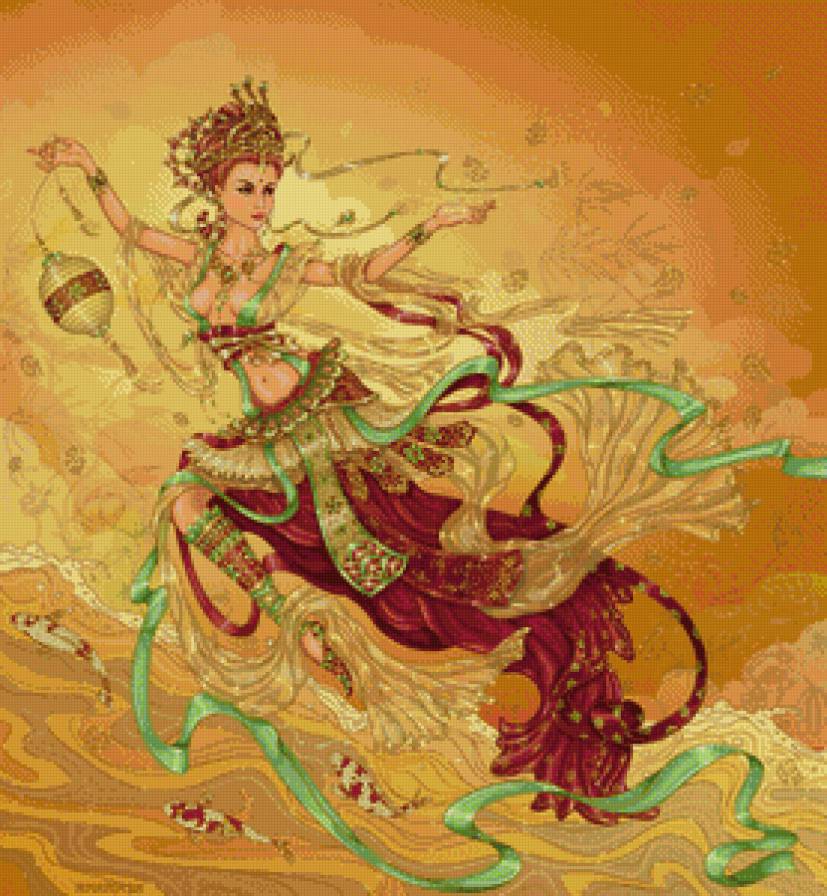 богиня - восток, богиня, девушка - предпросмотр