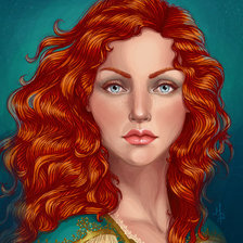 Схема вышивки «огнерыжая»