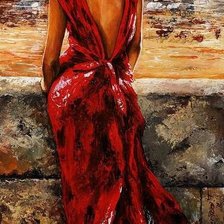 Схема вышивки «Kobieta»