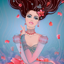 Схема вышивки «парящяя»