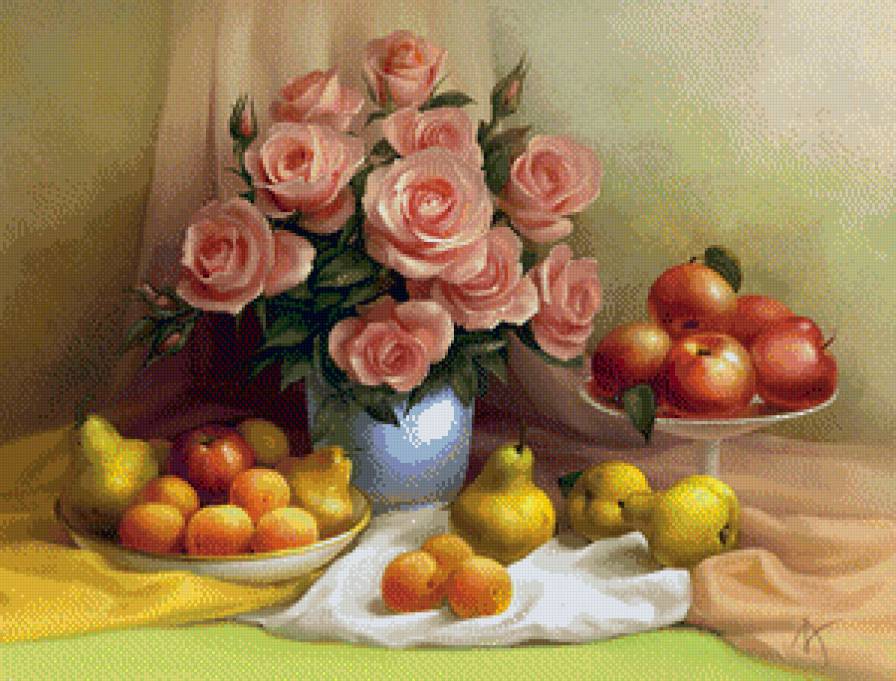 натюрморт - картина, натюрморт - предпросмотр