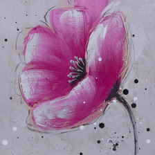 розовый цветок 4 (панно, подушка)