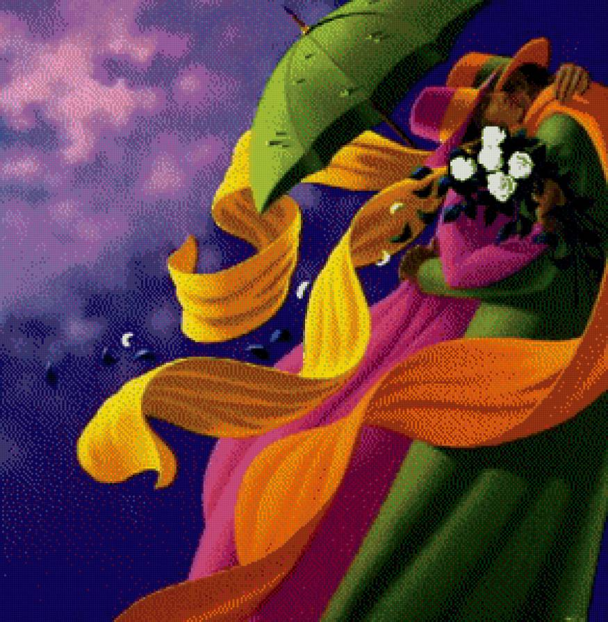 долгожданная встреча - объятия, пара - предпросмотр