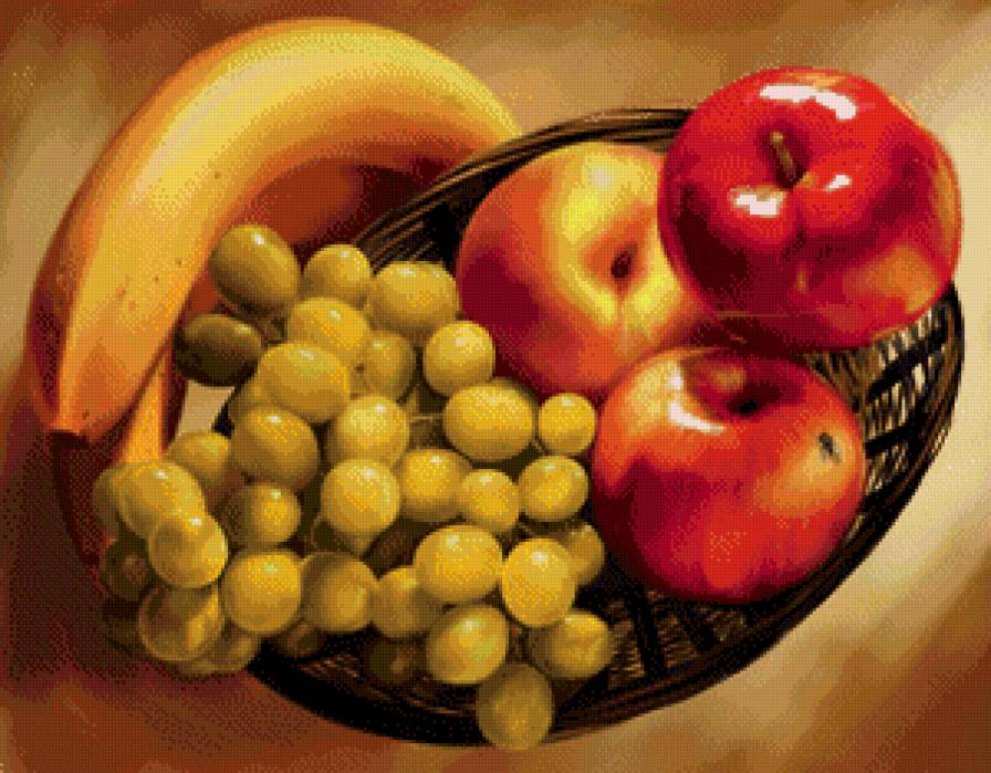 фруктовый натюрморт - натюрморт - предпросмотр