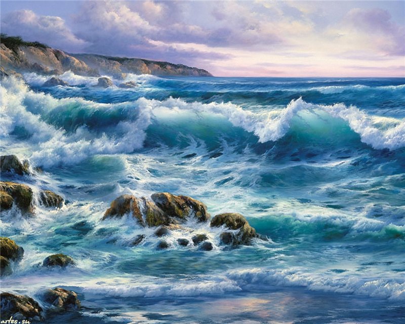 mar agitado-ROSI - оригинал