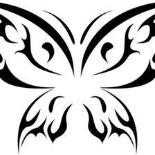 Оригинал схемы вышивки «бабочка» (№823052)