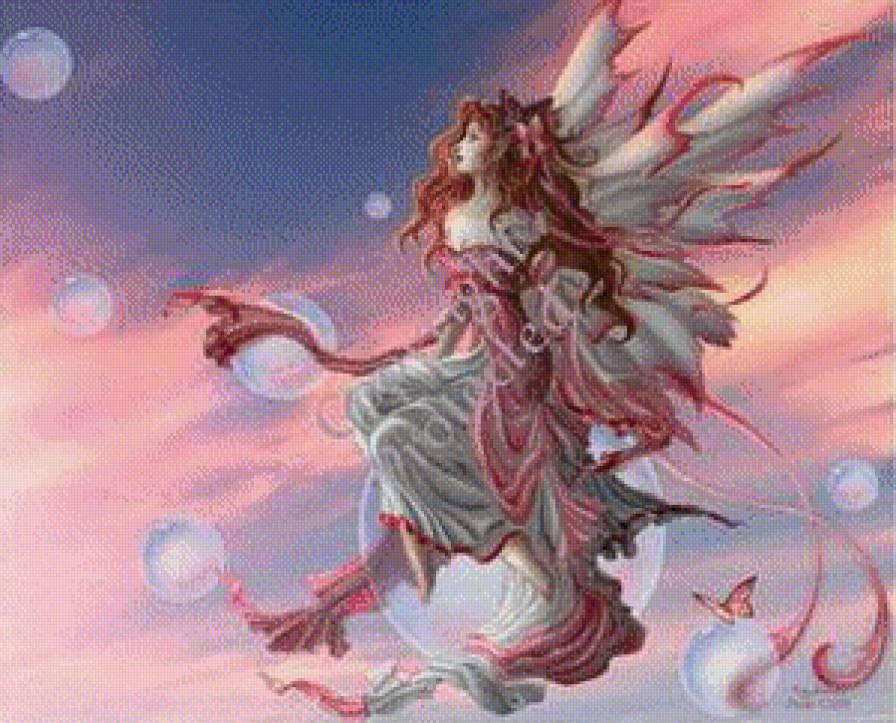 nene thomas hada purpura y blanca - предпросмотр