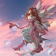 Схема вышивки «nene thomas hada purpura y blanca»