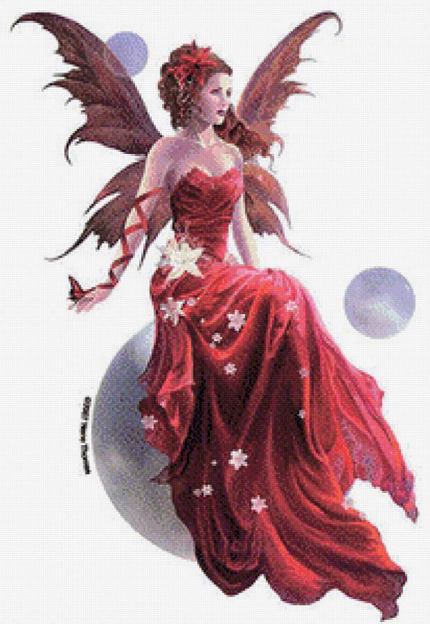 nene thomas hada roja en bola gris - предпросмотр