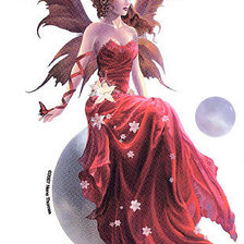 nene thomas hada roja en bola gris