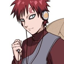 Схема вышивки «Гаара слушает музыку))»