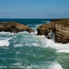 Схема вышивки «PLAYA DE LAS CATEDRALES»