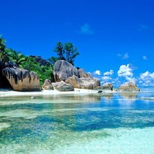 Схема вышивки «PLAYA ISLA SEYCHELLES»
