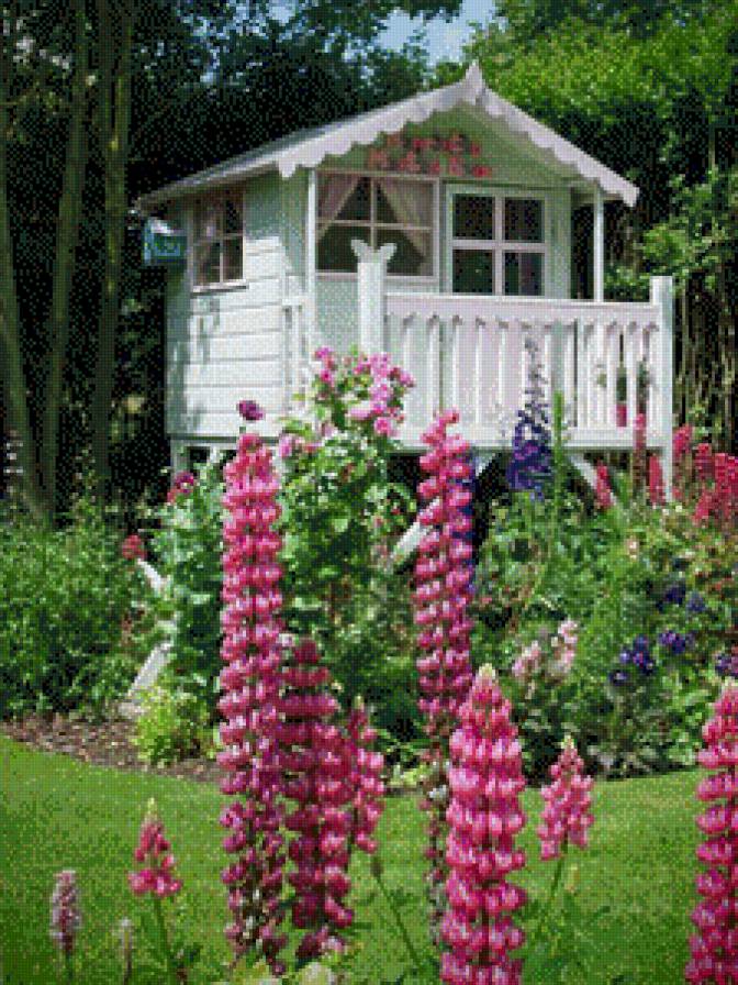 Pollyanna-Cottage-playhouse-in-the-garden - предпросмотр