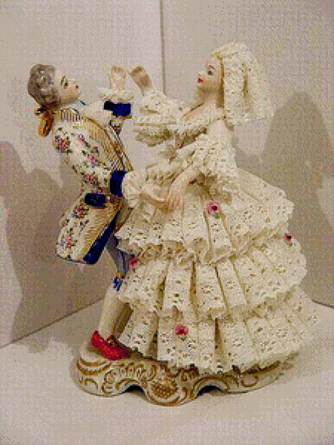 porcelana pareja bailando - предпросмотр