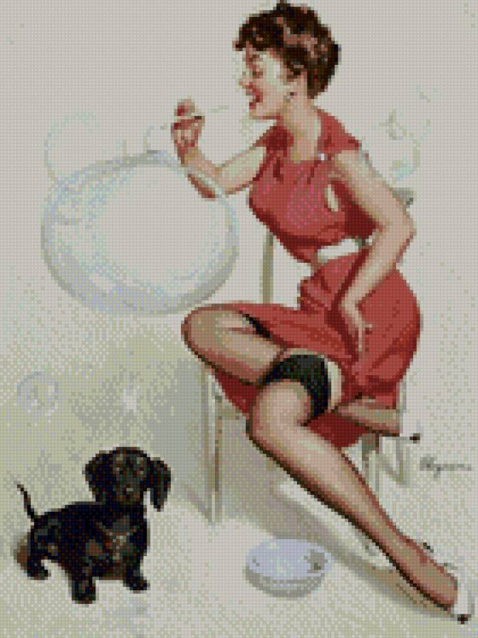 Дама с собачкой - предпросмотр