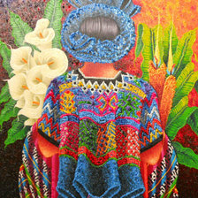 Схема вышивки «texel santa catarina palopo»