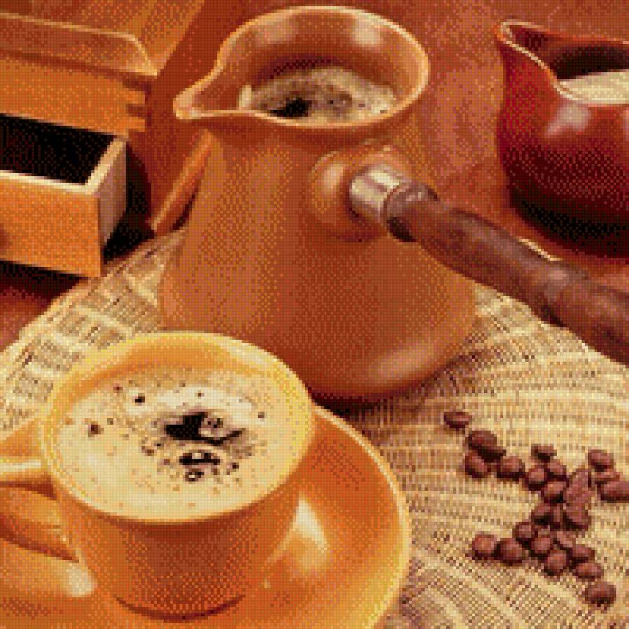 Кофе - бариста, вкус, кофе, утро, счастье, зерна - предпросмотр