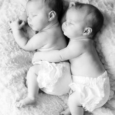 Схема вышивки «близнецы»