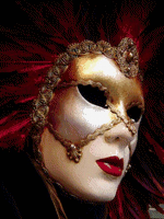 Венецианская маска - венеция, маска, карнавал - предпросмотр