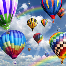 Оригинал схемы вышивки «BalloonsInTheSky» (№824568)